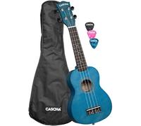 Cascha HH 3962 Soprano Ukulele Set Blue
