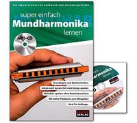 HH1034-9783866263734 Harmonica Super facile à apprendre - Livre d'apprentissage avec CD MP3