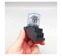 HH53P MY3NJ, Micro petit relais intermédiaire électromagnétique, avec Base, 11Pin, 3NO/3NC, 5A 110/220VAC, 12/24VDC, équipement électrique(Has Socket,1pcs AC110V)