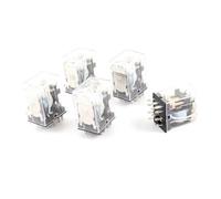 HH53PL AC 110/120V Coil 11 Pins 3PDT Red LED Indicator Light Power Relay 5 Pcs