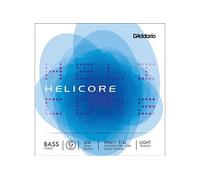 HH611 3/4L - Corde seule (Sol) contrebasse hybride Helicore, manche 3/4, Light