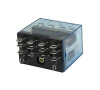 HH64P LY4 AC 24V Coil 14-Pin 4PDT Red LED Electromagnetic Relay