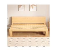 Hhaoran-9868 Canapé-lit Canapé-lit Canapé Pliant Multifonctionnel en Bois Massif for Salon, lit Simple, Double, Extensible et Coulissant Lit de Repos Simple(Moyen)