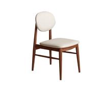 Hhaoran-9868 Chaise de Salon Chaise d'appoint Moderne du Milieu du siècle, Chaise de Salle à Manger rembourrée avec Pieds en Bois for Cuisine, Salon, Salle à Manger Chaises de Salle à Manger(Bruin)