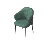 Hhaoran-9868 Chaise de Salon Chaise de Salle à Manger, Chaise de Salle à Manger Moderne du Milieu du siècle, Chaise d'appoint en Tissu rembourré for Salle à Manger Chaises de Salle à Manger(Green)