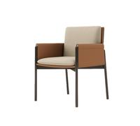 Hhaoran-9868 Chaise de Salon Chaises de Cuisine Modernes, Chaise de Salle à Manger avec Pieds en métal for Cuisine, Salon, Salle à Manger Chaises de Salle à Manger(Bruin)