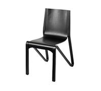 Hhaoran-9868 Chaise de Salon Chaises de Salle à Manger en Bois Modernes du Milieu du siècle, chaises sans Bras, chaises for Salle à Manger, chaises de Cuisine Chaises de Salle à Manger(Noir)
