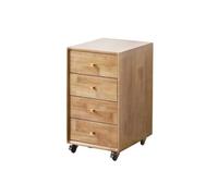 Hhaoran-9868 Classeur Mobile à tiroirs Classeur Multifonctionnel, Organisateur de Rangement Amovible Simple sous la Table, Armoire à Quatre tiroirs, Armoire de Chevet Classeur(Yellow)