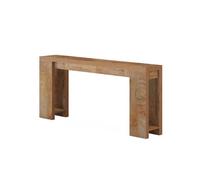 Hhaoran-9868 Table d'appoint longue console longue, table de canapé de style ferme derrière le canapé, table d'accent pour entrée étroite Table console