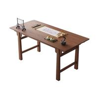 Hhaoran-9868 Table d'étude Bureau d'écriture Bureau d'étude en Bois Massif, Table d'ordinateur, Bureau à Domicile esthétique Chinois Bureau de Travail pour PC de Jeu(L)