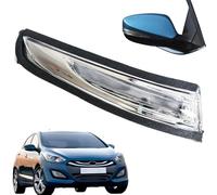 HHAWYY Gauche Droite Indicateur de Rétroviseur pour Hyundai i30 2009-2017, Clignotants Remplacement, Y Compris Les Lentilles D'ampoule, 876142L600 87623A5000,left-2013-2017