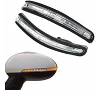 HHAWYY Gauche Droite Indicateur de Rétroviseur pour KIA Rio, Clignotants Remplacement, Y Compris Les Lentilles D'ampoule, 876141E500 87624-1W000 87624H9000,left-2012-2016