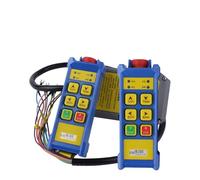 HHB18I 2/4/6/8 Channel indsutrial Controller switches Water-Proof 1 Transmitter 1 Receiver Hoist Crane Control Lift Crane(4 Channel-2F1S,AC 380V)