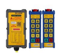 HHB18I 2/4/6/8 Channel indsutrial Controller switches Water-Proof 1 Transmitter 1 Receiver Hoist Crane Control Lift Crane(8 Channel-2F1S,AC DC 12-220V)