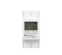 HHB18I 80A Din Rail Single Phase Two Wire AC 220V 230V 50Hz/60Hz LCD Digital Display Power Consumption Energy Electric Meter kWh