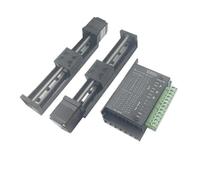 HHB18I Mini rail linéaire de type T avec moteur pas à pas Nema11 28 mm pour imprimante 3D CNC axe XYZ (course 50 mm, pas de 12 mm)