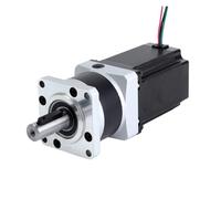 HHB18I Nema 23 Stepper Motor w/Precision Planetary Gearbox Ratio 5:1/10:1 Nema23 Geared Motor Φ14mm Output Shaft CNC(Ratio 20 to 1)