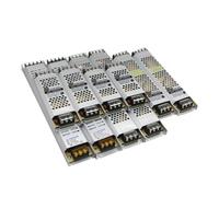 HHB18I Ultra Thin Lighting Transformers DC 12V 24V 60W LED Power Supply 100W 150W 200W 300W 400W AC190-240V 220v Driver for LED Strips(150W,DC24V)