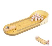 HhBdy Bowling Enfant 10 Quilles à Billes 1 Bille en Acier Jeux de Quilles