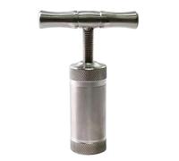 HhBdy Presse à Pollen, Presse Ail Robuste et Durable Compresseur de Pollen en Acier Inoxydable Compresseur d'épices aux Herbes épices Ail Poivre Sel Peut Utilisé Cuisine Camping (Argent)