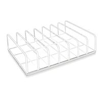 HhBdy Rangement CD Supports pour CD Acrylique Rangements pour cd et DVD | 17 × 12,5 × 4,5 cm, Rangement DVD 7 Compartiments pour Rangement pour Cassettes Audio Disques Vinyles et Livres (Transparent)