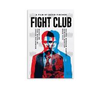HHBOK Fight ClubPoster mural imperméable sur toile moderne pour salon, chambre à coucher, bureau, décoration d'intérieur, cadeau, créativité, club de combat, 50 x 75 cm