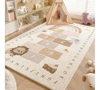 hhbzhdpg Tapis de Jeu Hopscotch, Carpette de Lecture pour Enfants, Tapis Rectangulaire Moelleux pour Chambre à Coucher, pour Tentes Tipi de Salon(A,120 * 200cm)