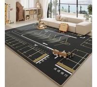 hhbzhdpg Tapis Ludique Éducatif, Tapis Souple pour Bébés Qui Rampent, Tapis Interactif Imperméable Et Antidérapant pour Cabanes, Tentes Tipi(A,140 * 200cm)