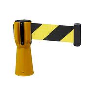 HHCCTEO Ruban rétractable de Ceinture d'avertissement d'urgence montable sur cône pour Les cônes de signalisation, la Solution Parfaite pour Bloquer la Circulation et Les Zones piétonnes(3M)