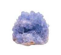 HHCTEBEC Amas De Cyanite Naturelle, Amas De Cristaux MinéRaux Bruts De CéLestite, SpéCimen De GéOde, Cristaux D'éNergie Druzy pour La GuéRison Reiki Et La DéCoration IntéRieure,50~100g