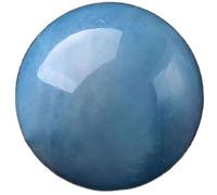 HHCTEBEC Boule de Cristal Aigue-Marine Naturelle - Sphère de Pierre précieuse Bleu Clair pour Chakra de la Gorge, Communication Calme, soulagement du Stress, méditation décoration Feng Shui,20MM