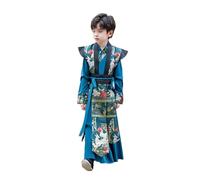 HHCTEBEC Hanfu Chevalier Errant pour GarçOns, Hanfu Traditionnel Chinois Ancien pour La Photographie ScèNe De Cosplay d'enfants,120