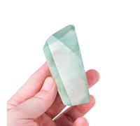 HHCTEBEC Ornements GéOméTriques en Cristal Naturel De Fluorite Verte, Pierre Brute en Cristal pour La DéCoration De MéDitation De GuéRison Reiki,30~100g