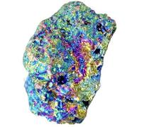 HHCTEBEC Pierre Brute de Pyrite Naturelle par galvanoplastie - Piedra Pirita de Fer à Haute énergie avec propriétés curatives Fools Gold Rock Reiki Crystal utilisé pour Augmenter la volonté,10G