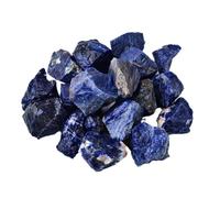 HHCTEBEC Pierre Brute en Cristal Bleu Naturel De 2,2 LB, pour Diffuseur D'AromathéRapie, pour Le Polissage, La DéCoration, Le Wicca Et Le Reiki,3~5cm,1000g