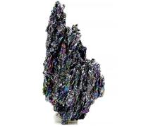 HHCTEBEC Rainbow Mineral Rough Raw Naturel Flashy Irisé, Spécimen de Roche Moissanite pour Collection Pierres Précieuses de Guérison en Cristal Métaphysique Gemmes pour Culbuté Poli,1000G