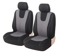 HHCVLUZI Ensembles Housses Siège De Voiture pour Jaguar XE/XF/XJ/E-Pace/F-Pace/I-Pace/S-Type/x-Type,2 Pièces Respirant Avant Couver Couvre Antidérapant Protecteurs De Siège Accessoire,Grey