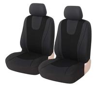 HHCVLUZI Ensembles Housses Siège De Voiture pour VW Golf 7 Golf VII 2012 2013 2014 2015 2016 2017,2 Pièces Respirant Avant Couver Couvre Antidérapant Protecteurs De Siège Accessoire,Black