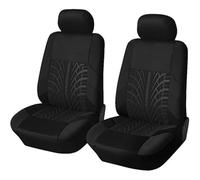 HHCVLUZI Housse Siege Voiture,pour Dacia Sandero I/Stepway 2008 2009 2010 2011 2012 Housses De Siège De Voiture Avant Étanche Respirant Protecteur Siège Auto Intérieur Accessoires,Black
