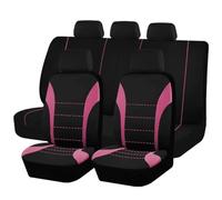 HHCVLUZI Housse Siège Voiture pour Toyota Yaris (XP150) 3.Gen 2013 2014 2015 2016-2020, Housses Siège Avant Arrière Coussin Couvre Respirant Surround Complet Protections Accessoires,Pink