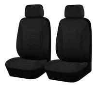 HHCVLUZI Housses De Siège Avant De Voiture, pour Renault Clio 3 2005 2006 2007 2008 2009 2010 2011 2012 Imperméable Antidérapant Housses De Siège Avant Coussins Couvre Protections Siège,Black