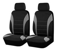 HHCVLUZI Housses De Siège Avant De Voiture, pour VW T5 Year of Manufacture 2003-2015 (1+1) Imperméable Antidérapant Housses De Siège Avant Coussins Couvre Protections Siège,Grey