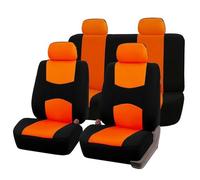HHCVLUZI Voiture Ensembles De Housses Siège pour Mercedes Benz E 290 Turbodiesel,9 Pièces Avant Arrière Coussins Couvre Respirant Protections De Siège Accessoires,Orange