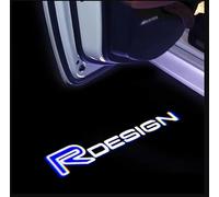 HHCVN Lumière de Bienvenue de Porte de Voiture pour Volvo XC40 XC90 XC60 S90 S60 S80 V40 V90 V60,Lumières de Porte LED Logo,Projecteur Logo de Porte de Voiture,A