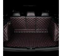 HHCVN Voiture Tapis de Coffre pour Toyota Corolla Cross 2022-2025, Couverture Complète AntidéRapant Cuir Moquettes Doublure Housse Coffre Protection,Black-Red
