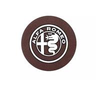 HHD_ABC Dessous De Verre pour Voiture pour Alfa Romeo 4C 8C 156 Giulietta Spider Giulia 159,Dessous Verre Antidérapants Voiture,Dessous de Verre en Antidérapant,A