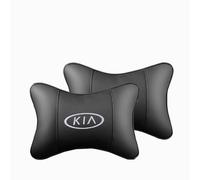 HHD_ABC Voiture UP Cuir Tete Appuie pour Kia EV6 2021-2025,Oreiller Cervical pour Siège Auto,Coussins D'appui-tête de Voiture,Coussin de Nuque pour siège Auto,d'appuie-tête Souple, Black