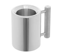 HHEMSTD Tasse à café en acier inoxydable - Gourde lourde de 10 kg avec capacité de 400 ml - Tasse de fitness pour entraînement amusant - Acier inoxydable 304 - Argenté