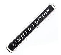 HHF Autocollants 1pc 22cm * 2.5cm Autocollants Voiture Badge Auto Emblem Decal 60e / 25 Blanc Noir exécutif Anntversary for Les Voitures universelles (Color Name : Limited Edition 2)