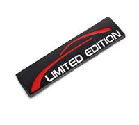 HHF Autocollants 1pc 9cm * 2.4cm Métal 3D Autocollants Voiture Limited Edition Emblem Badge Stickers for Les Voitures universelles (Color Name : Noir)